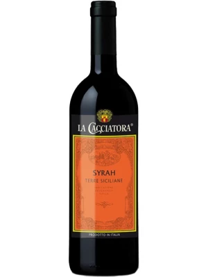 Вино La Cacciatora Syrah, Terre Siciliane IGT 2022, 0.75 л
