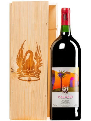 Вино Tenuta di Trinoro, Palazzi, Toscana IGT, wooden box 2014, 1.5 л