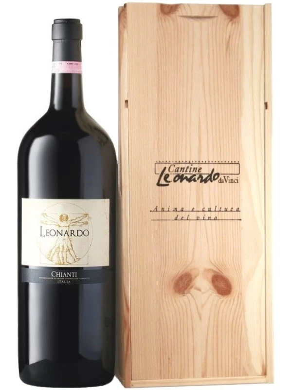 Leonardo Chianti DOCG, wooden box