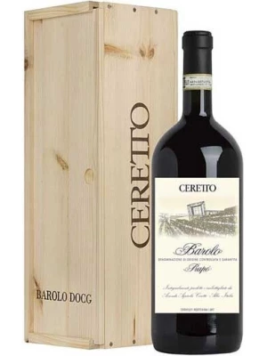 Вино Ceretto, Barolo Prapo DOCG, wooden box 2015, 1.5 л