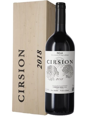 Вино Bodegas Roda, Cirsion, Rioja DOC, wooden box 2018, 0.75 л