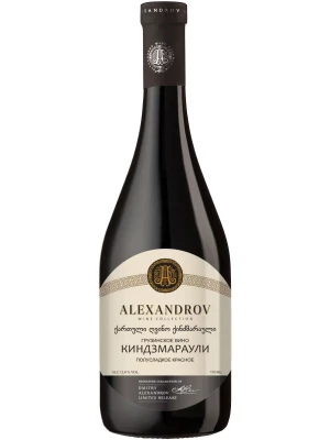 Вино Коллекция вин Александрова Киндзмараули, белая этикетка 0.75 л