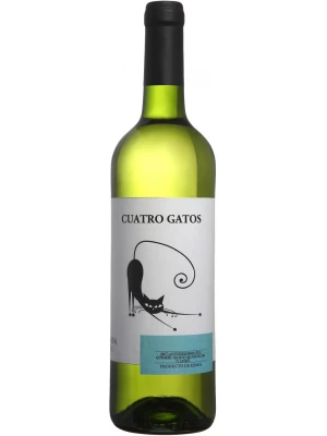 Вино Navarro Lopez, Cuatro Gatos Blanco Seco 0.75 л