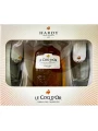 Hardy, Le Coq d'Or Blanc, Pineau des Charentes AOC, gift box with 2 glasses — фото 1