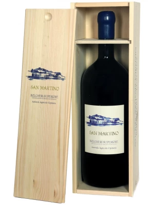 Вино Cipriana, San Martino Bolgheri Superiore DOC, wooden box 2017, 1.5 л