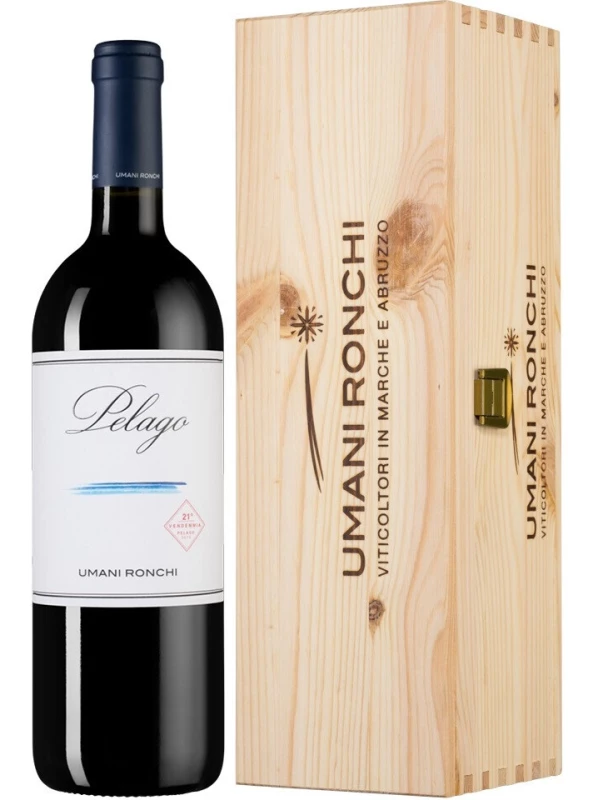 Pelago, Marche Rosso IGT, wooden box