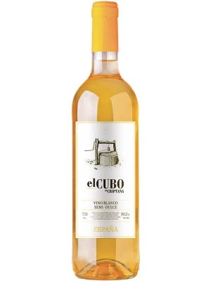 Вино El Cubo de Criptana Blanco Semi-Dulce 2020, 0.75 л