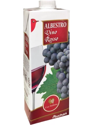 Вино Albestro Rosso, (Tetra Pak) 1 л