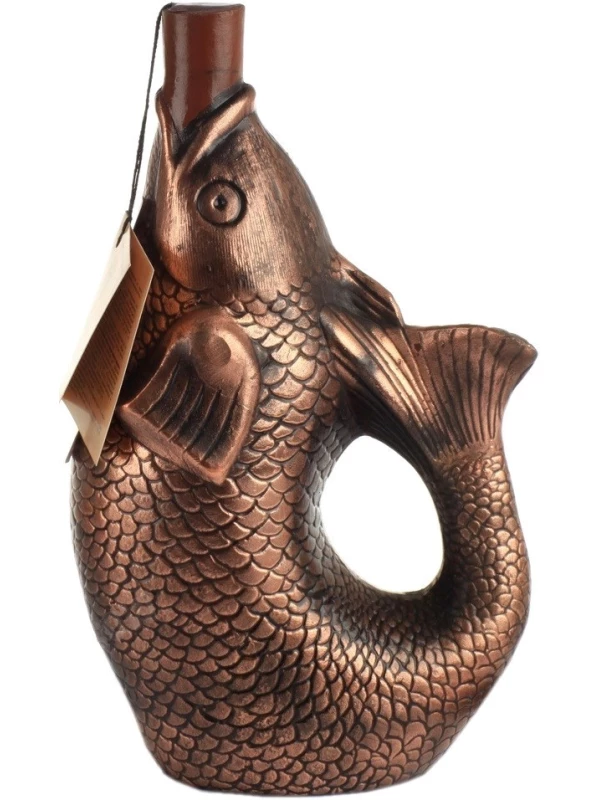 Mildiani, Saperavi, ceramic bottle Fish