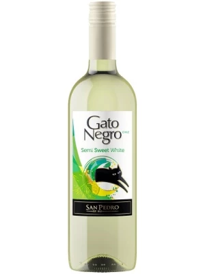 Вино San Pedro, Gato Negro Semi-Sweet White 2023, 0.75 л