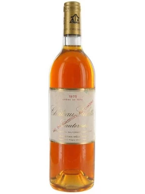 Вино Chateau Gilette, Sauternes AOC 1975, 0.75 л