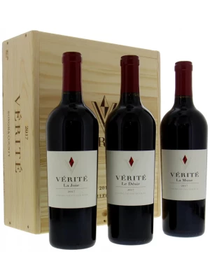 Вино Verite, Le Desir & La Joie & La Muse, set of 3 bottles, wooden box 2017, 0.75 л