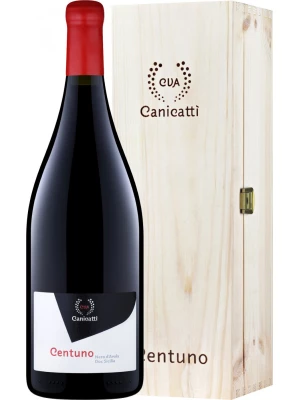 Вино CVA Canicatti, Centuno Nero d'Avola, Sicilia DOC, wooden box 2019, 1.5 л