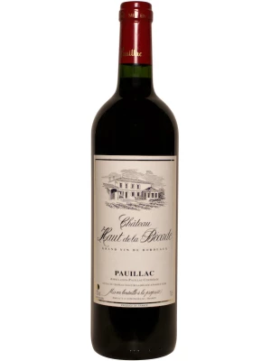 Вино Chateau Haut de la Becade, Pauillac AOC 2012, 0.75 л