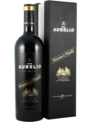 Вино Don Aurelio Reserva de Familia, Valdepenas DO, gift box 0.75 л