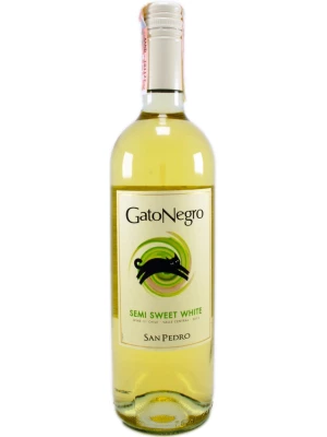 Вино San Pedro, Gato Negro Semi-Sweet White 2013, 0.75 л