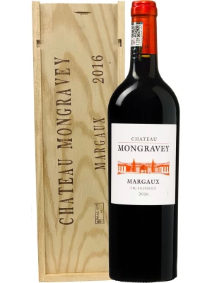 Вино Chateau Mongravey Cru Bourgeois, Margaux AOC, wooden box 2016, 1.5 л