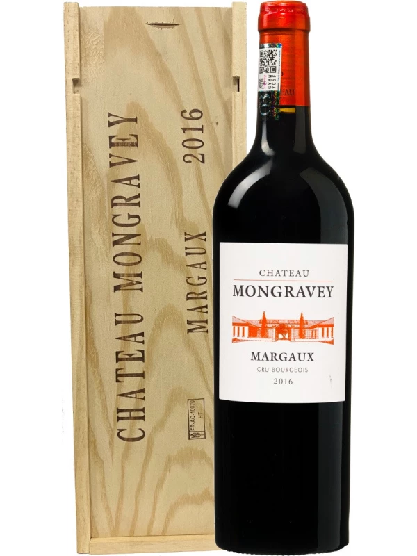 Chateau Mongravey Cru Bourgeois, Margaux AOC, wooden box