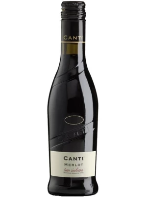 Вино Canti, Merlot, Sicilia IGT 2015, 0.187 л