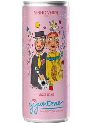 Вино Gigantones Rosado, Vinho Verde DOC, in can 0.25 л