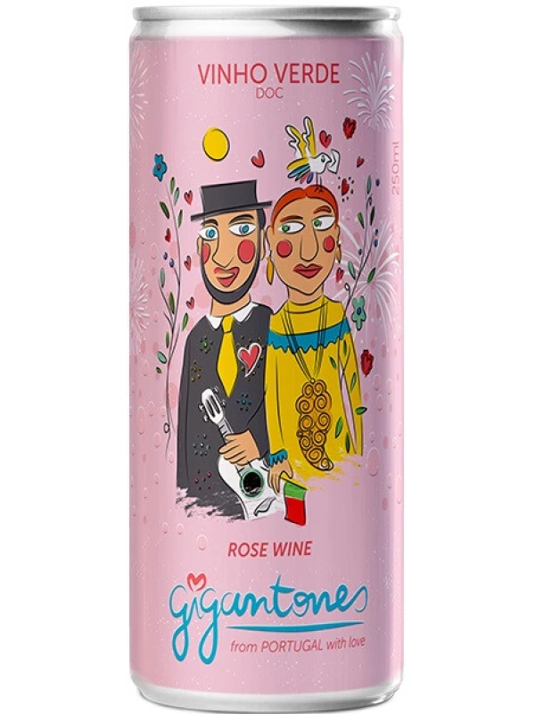 Gigantones Rosado, Vinho Verde DOC, in can