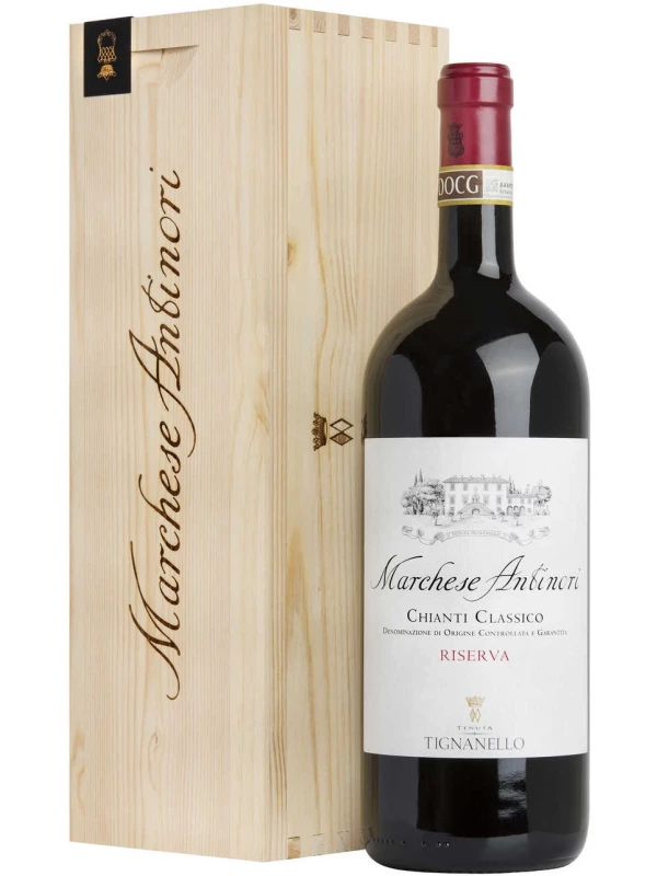 Marchese Antinori Chianti Classico DOCG Riserva, wooden box