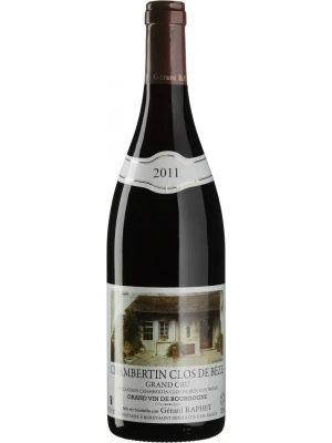 Вино Gerard Raphet, Chambertin Grand Cru Clos de Beze AOC 2011, 0.75 л