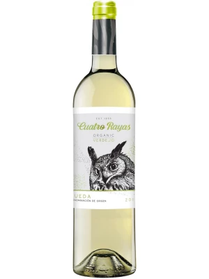 Вино Cuatro Rayas, Organic Verdejo, Rueda DO 2017, 0.75 л