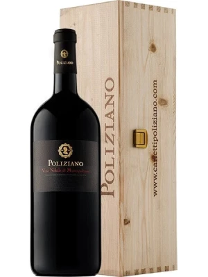 Вино Poliziano, Vino Nobile di Montepulciano DOCG, wooden box 2019, 1.5 л