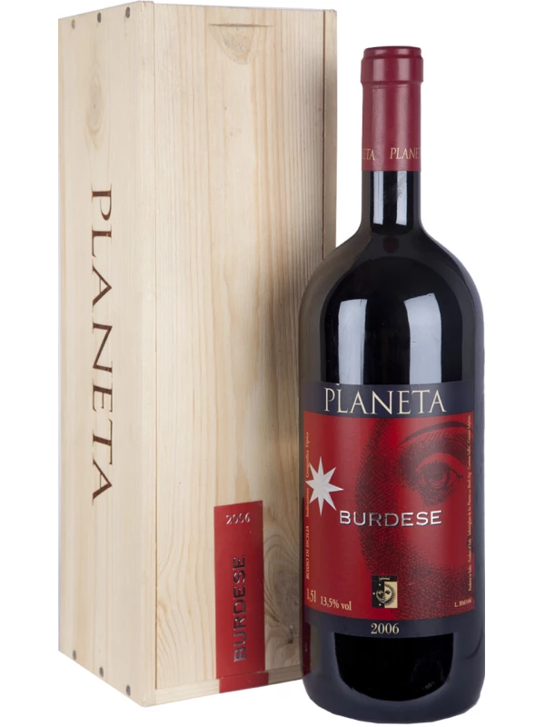 Planeta, Burdese, Sicilia IGT, wooden box
