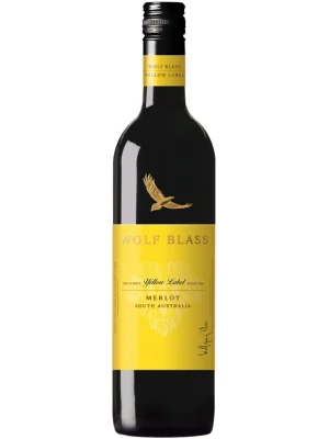 Вино Wolf Blass, Yellow Label Merlot 2016, 0.75 л