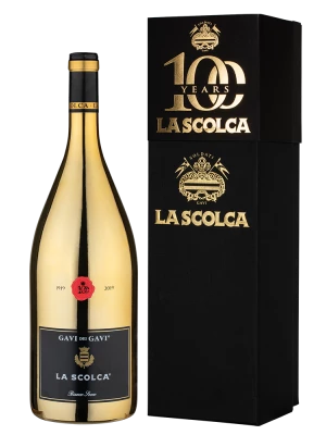 Вино Gavi dei Gavi в подарочной упаковке, Италия Подарочная La Scolca 2018, 1.5 л