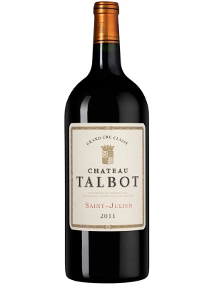 Вино Chateau Talbot, St-Julien AOC 4-me Grand Cru Classe 2011, 3 л