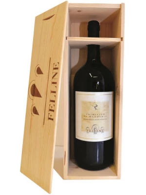 Вино Felline, Primitivo di Manduria DOC, gift box 2015, 1.5 л