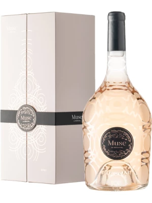 Вино Muse de Miraval Rose, Cotes de Provence AOC, gift box 2021, 1.5 л