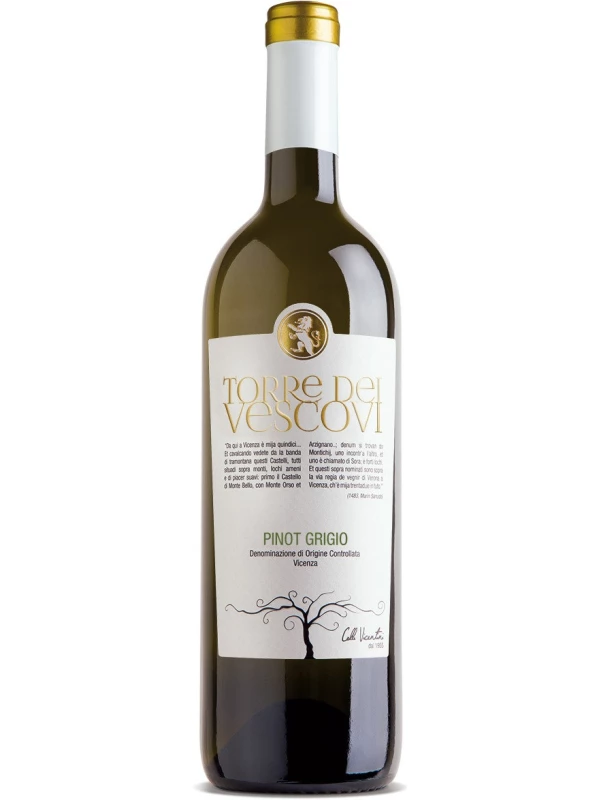 Colli Vicentini, Torre dei Vescovi Pinot Grigio, Vicenza DOC