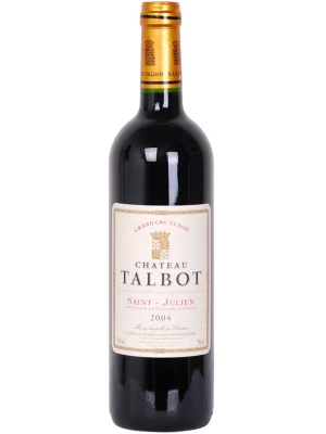 Вино Chateau Talbot, St-Julien AOC 4-me Grand Cru Classe 2004, 0.75 л