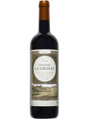 Вино Chateau La Grolet, Cotes de Bourg AOC 2010, 0.75 л