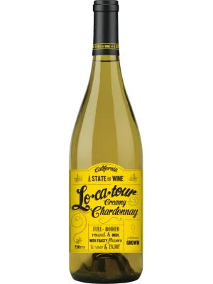 Вино Locatour Creamy Chardonnay 2020, 0.75 л