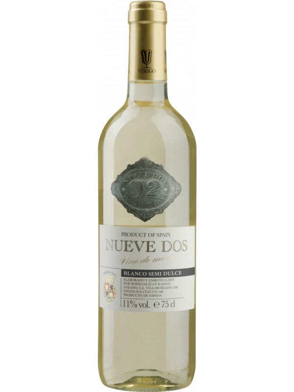 Bodegas Lozano, Nueve Dos Blanco Semidulce