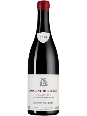 Вино Domaine Paul Pillot, Chassagne-Montrachet Vieilles Vignes AOC 2018, 0.75 л
