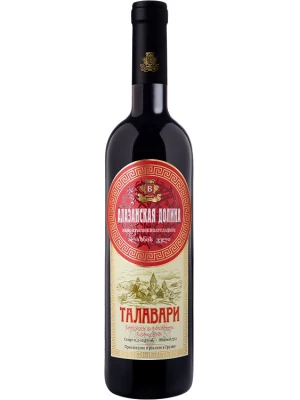 Вино Талавари Алазанская Долина Красное 0.75 л