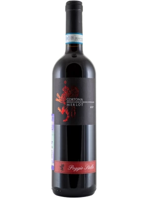 Вино Vecchia Cantina di Montepulciano, Poggio Stella Cortona DOC Merlot 2019, 0.75 л
