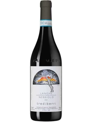 Вино Trediberri, Langhe DOC Nebbiolo 2021, 0.75 л