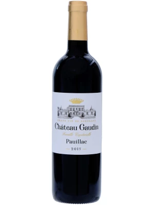Вино Chateau Gaudin, Pauillac AOC 2017, 0.75 л