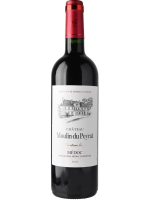 Вино Chateau Moulin du Peyrat, Medoc AOC 2022, 0.75 л