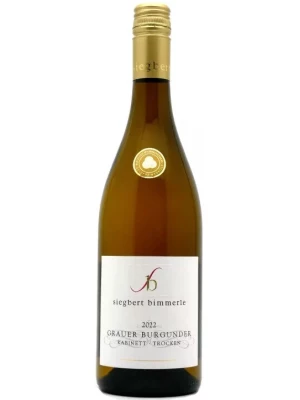 Вино Siegbert Bimmerle Grauer Burgunder Kabinett Trocken QmP 2022, 0.75 л