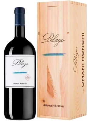Вино Pelago, Marche Rosso IGT, wooden box 2019, 1.5 л