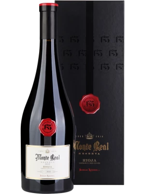 Вино Monte Real Reserva 125 Aniversario Edicion Limitada, Rioja DOC, gift box 2010, 0.75 л