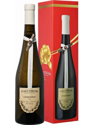 Вино Italo Cescon, Chardonnay, Piave DOC, gift box 2016, 0.75 л